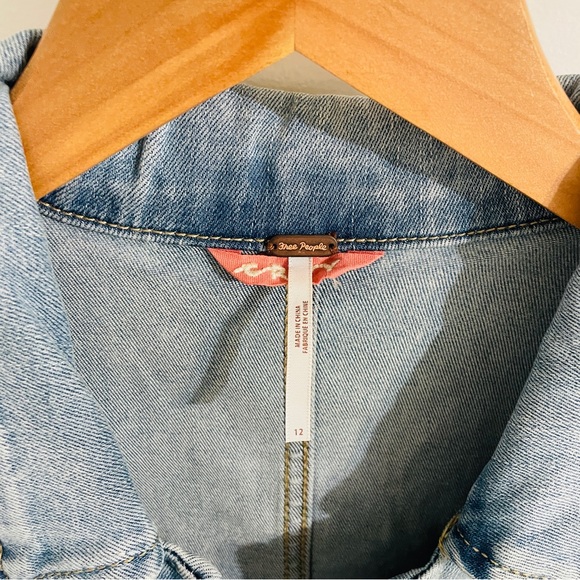 Free People Lennox Shortsuit Zip Up Short Sleeve Romper - Bermondsey Blue - Picture 8 of 8